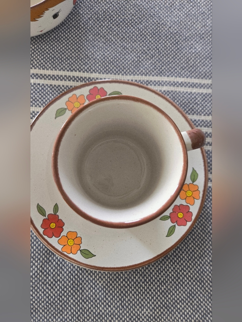 Vintage Interpur Children Girl Dish Set Plate Bowl Reminisce 70s 80s Nostalgia - Picture 16 of 16